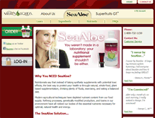 Tablet Screenshot of myseaaloe.com